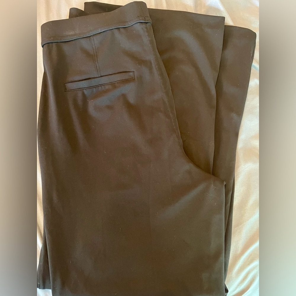 2 Pair of NWT HALARA Black Straight Leg Pants Size M and M Tall Pockets comfy - Picture 13 of 16